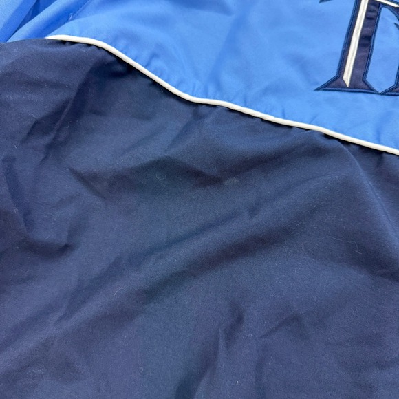 Tennessee Titans Jacket Mens 2XL Blue Pullover Windbreaker Logo V Neck - Picture 14 of 16